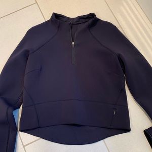 Lululemon Crew neck jacket. Navy